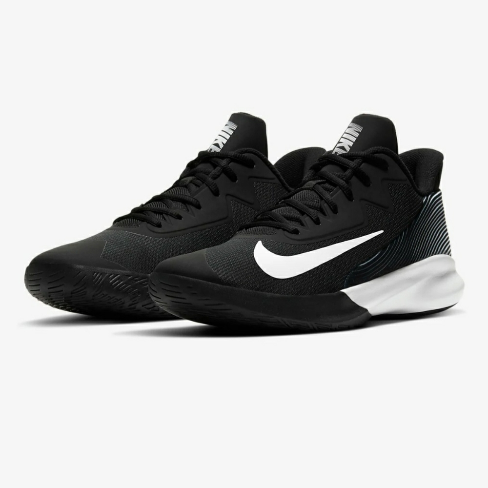 Nike Mens Precision IV Blk/Wht Sz 11